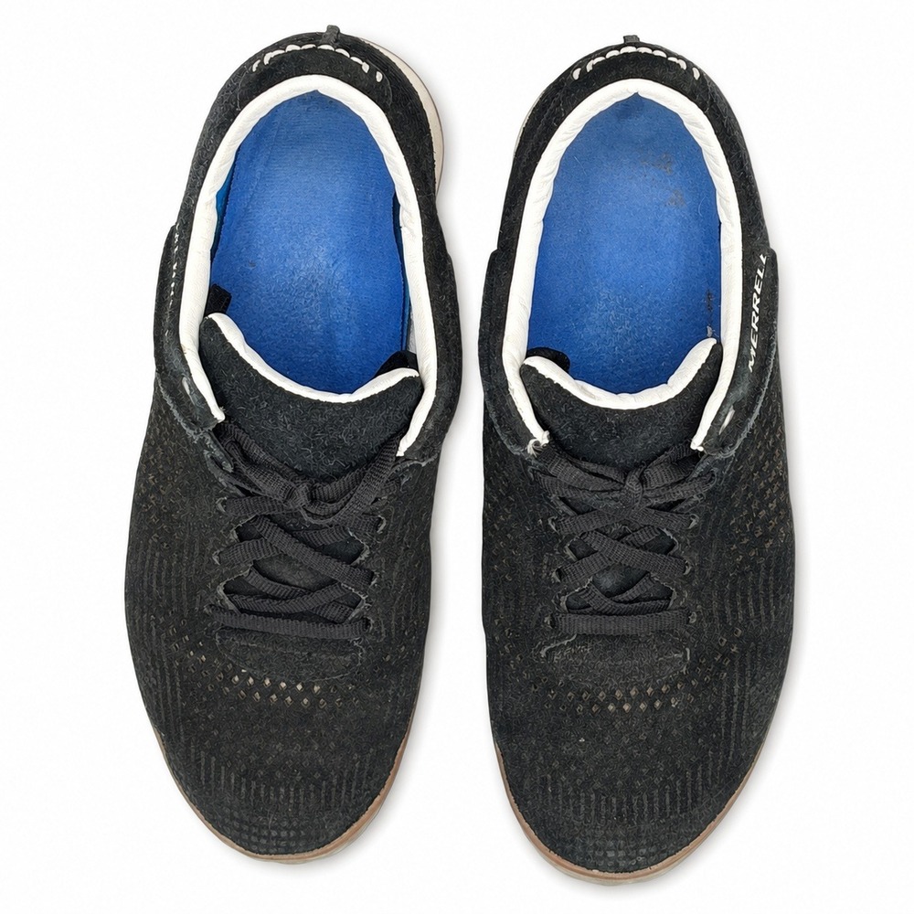 Merrell Civet Sport Breeze Womens Size 8 Black Gum Suede Walking Sneakers J02396 - Picture 7 of 10